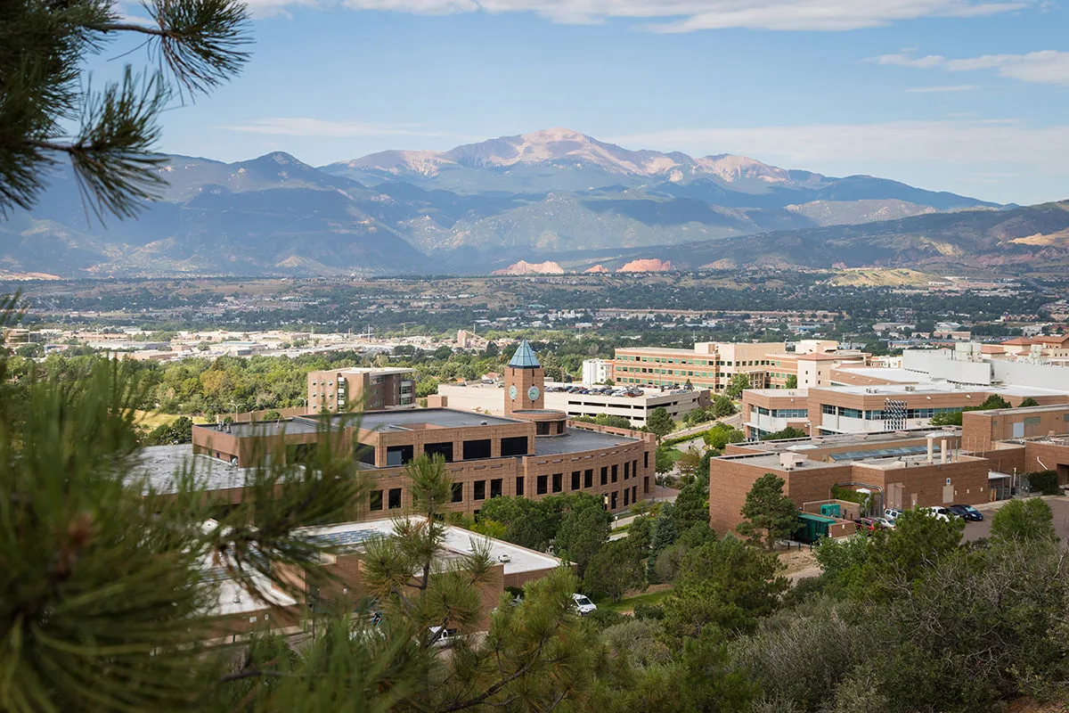aerial view of campus
